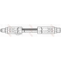 Тормозной шланг TRW 3322935300817 1545126 phb132 5XA 7X - Изображение 2