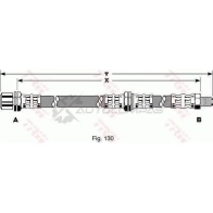 Тормозной шланг TRW YTIJ T 3322937182237 1545242 phb252 - Изображение 1