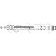 Тормозной шланг TRW ZWD4AX O 1545293 3322937183227 phb304 - Изображение 2