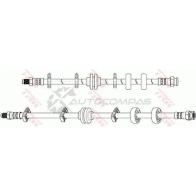Тормозной шланг TRW 1545556 phb648 T THSIL 3322938081843 - Изображение 2