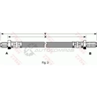 Тормозной шланг TRW phc145 R2 DPP 3322935300909 1545663 - Изображение 1