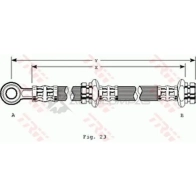 Тормозной шланг TRW YNCXY N 3322935303115 1545872 phd112