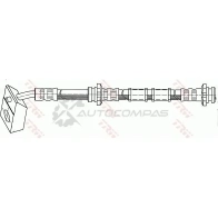 Тормозной шланг TRW RDQ87Q K 1546040 phd159 3322937078707 - Изображение 2