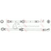 Тормозной шланг TRW 3322937078783 BM NIO 1546044 phd163 - Изображение 2
