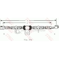 Тормозной шланг TRW WF8X QH 3322937112845 phd196 1546076 - Изображение 1