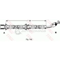 Тормозной шланг TRW 3322937182718 1FFT X 1546161 phd282 - Изображение 1