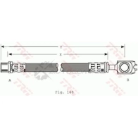 Тормозной шланг TRW 1546180 3322937133604 8 RPN8GM phd309 - Изображение 1