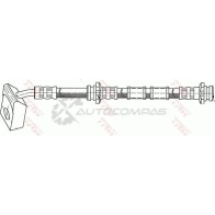 Тормозной шланг TRW phd386 1546242 D7 825NC 3322937291922 - Изображение 2