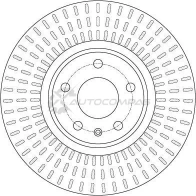 Тормозной диск TRW VV J7K 3322938150037 df6148 1524616 - Изображение 5