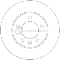 Тормозной диск TRW 3322938088002 df6120 PL RQB 1524594 - Изображение 5
