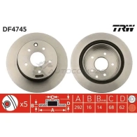 Тормозной диск TRW 3322937563739 1524330 0 MMK3 df4745 - Изображение 2