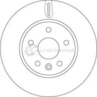 Тормозной диск TRW 1524913 3322938324520 df6819 L GL188 - Изображение 6