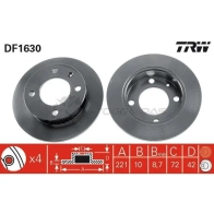 Тормозной диск TRW 1523391 df1630 3322936163008 S BAW1V - Изображение 7