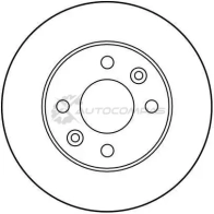 Тормозной диск TRW 1523237 P R334 3322936101604 df1016 - Изображение 6