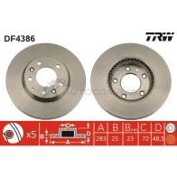 Тормозной диск TRW CX37 I 1524184 3322937402694 df4386 - Изображение 5