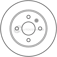 Тормозной диск TRW 3322937274062 df4050 E4 AA0 1523886 - Изображение 3