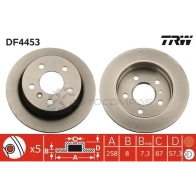 Тормозной диск TRW 3AL 2COK 3322937474349 df4453 1524239 - Изображение 5