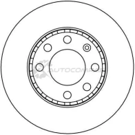 Тормозной диск TRW 3322937321025 df4205 AM7V IX7 1524017 - Изображение 7