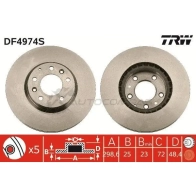 Тормозной диск TRW 1524488 E9C UKU df4974s 3322937952663 - Изображение 5