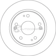 Тормозной диск TRW df4837 3322937891740 0X L95 1524393 - Изображение 6