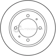 Тормозной диск TRW df2784 1523775 3B YLM 3322937184804 - Изображение 5