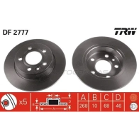 Тормозной диск TRW df2777 X 1826 1523767 3322937187041 - Изображение 5