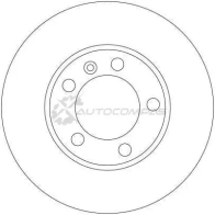 Тормозной диск TRW df4249s 3322937390014 C CSH9F 1524061 - Изображение 3