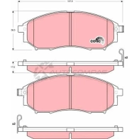 Тормозные колодки, комплект TRW NJ6B23 2369 8 gdb3392 1529123 - Изображение 5