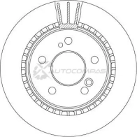 Тормозной диск TRW df4513 1524284 7W 803 3322937474837 - Изображение 2