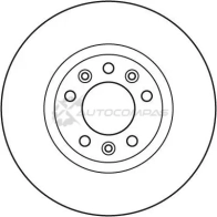 Тормозной диск TRW LNY8O6 C 1524595 3322938088019 df6121 - Изображение 6