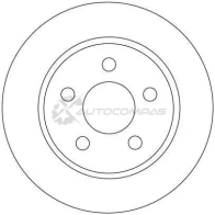 Тормозной диск TRW 1524172 HCE ASKC df4372 3322937402403 - Изображение 6