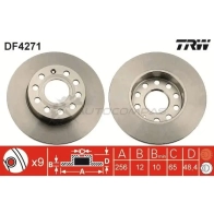 Тормозной диск TRW 6 ZGUEQ2 3322937369669 df4271 1524085 - Изображение 5