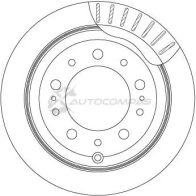 Тормозной диск TRW 3322937473885 HP4SP 0 1524269 df4483 - Изображение 2