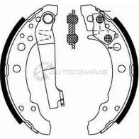 Барабанные тормозные колодки, комплект TRW gs8166 3322936301981 SYS XR88 1530445 - Изображение 7
