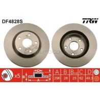 Тормозной диск TRW 3322937891696 33BYF I4 1524388 df4828s - Изображение 8