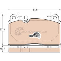 Тормозные колодки, комплект TRW 2564 3 gdb1974 KQ0W9ZP 1528609 - Изображение 6