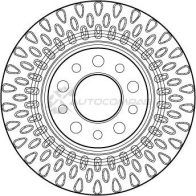 Тормозной диск TRW 42P HQL df4479 1524265 3322937473830 - Изображение 2