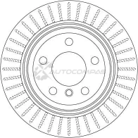 Тормозной диск TRW 3322938210786 df6513s UTQ O9 1524800 - Изображение 9