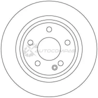 Тормозной диск TRW 1524181 EC G46 df4383 3322937402182 - Изображение 5