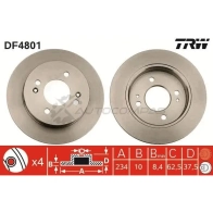 Тормозной диск TRW 1524362 df4801 Q E8DPQX 3322937885220 - Изображение 7