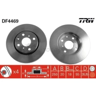 Тормозной диск TRW 3322937473977 1524254 FBLB Q df4469 - Изображение 4