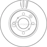 Тормозной диск TRW 3322937473977 1524254 FBLB Q df4469 - Изображение 5