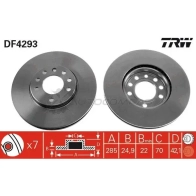 Тормозной диск TRW W3UBF Q 3322937369928 1524107 df4293 - Изображение 10