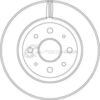 Тормозной диск TRW 3322937473489 PDJ FQY 1524203 df4410 - Изображение 2