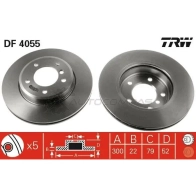 Тормозной диск TRW df4055 1523891 4GIG JVL 3322937275281 - Изображение 4