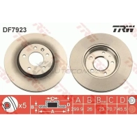 Тормозной диск TRW 3322938101800 df7923 1524957 HP QNX8 - Изображение 4