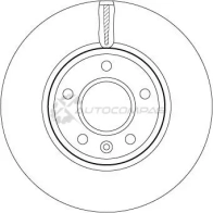 Тормозной диск TRW 3322938101800 df7923 1524957 HP QNX8 - Изображение 5