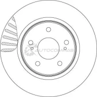 Тормозной диск TRW 3322937928705 df4857s 1524407 XHM SD - Изображение 6