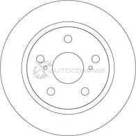 Тормозной диск TRW df4830 1524390 3322937891719 YE C1UT9 - Изображение 8