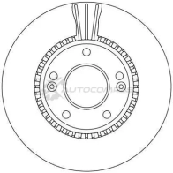 Тормозной диск TRW df4283 WII MUU 1524099 3322937369560 - Изображение 6